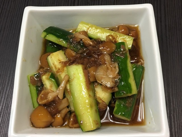 ポリポリ美味しい きゅうりとなめこの和物 レシピ 作り方 By Manmaruko クックパッド 簡単おいしいみんなのレシピが356万品