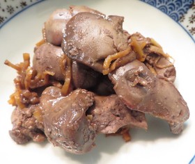 下処理なしで鶏レバーの甘辛煮