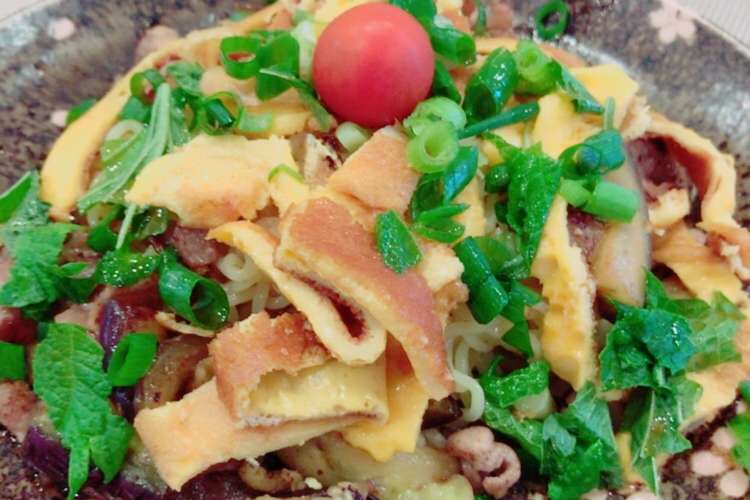 冷やし中華 豚肉 ナス スタミナ レシピ 作り方 By Rさん0413 クックパッド 簡単おいしいみんなのレシピが359万品