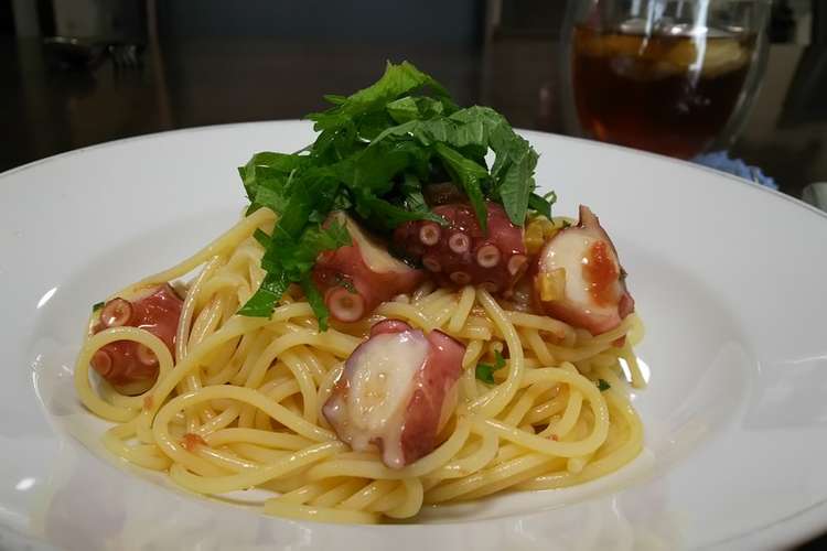 タコと梅しその冷製パスタ レシピ 作り方 By らっちゅー クックパッド 簡単おいしいみんなのレシピが372万品