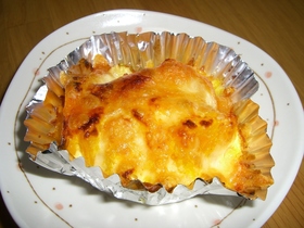 お弁当に☆かぼちゃの豆乳マヨグラタン