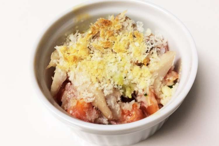 鯵のカラフルパン粉焼き 離乳食 幼児食 レシピ 作り方 By あねさん女房さ や クックパッド