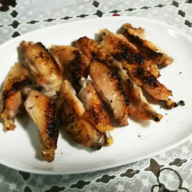 魚焼きグリルで鶏手羽中焼き レシピ 作り方 By コースケリン クックパッド