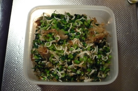 炒めない!大根の葉&しらすのふりかけ?