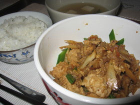 炒り豆腐 ひき肉入り