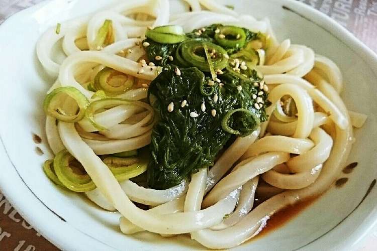 簡単ぶっかけめかぶうどん レシピ 作り方 By うさこのおうち クックパッド