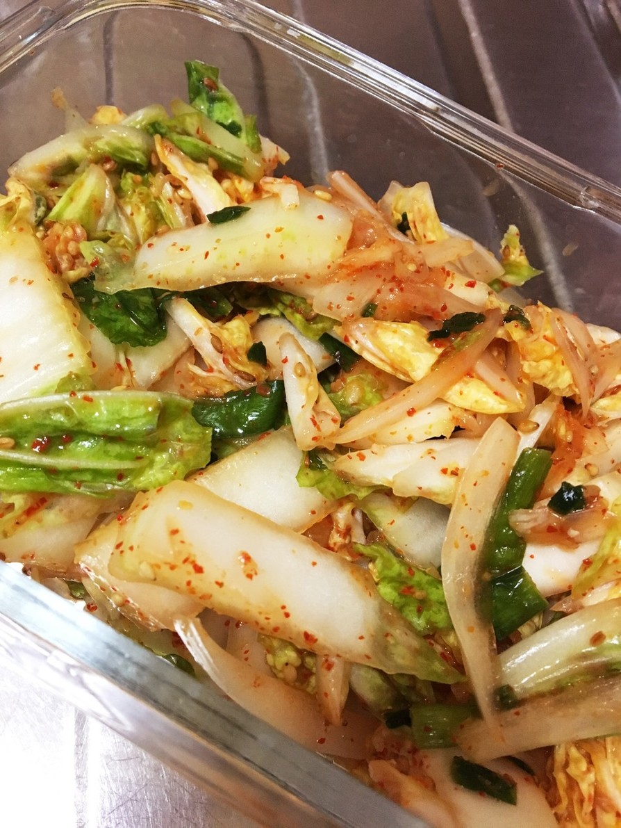 簡単☆韓国風 白菜の浅漬けの画像