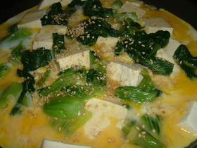 豆腐の卵とじ