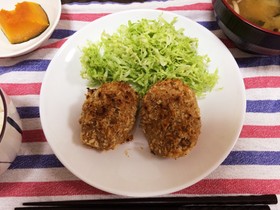 【覚書】まぐろアラでノンフライメンチカツ