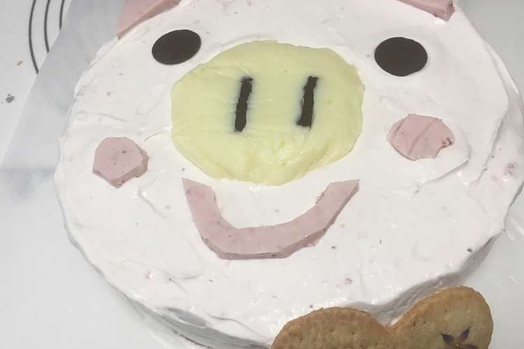 ブタさんケーキ レシピ 作り方 By ランランカフェ クックパッド