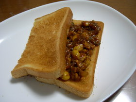 大豆のキーマカレー風
