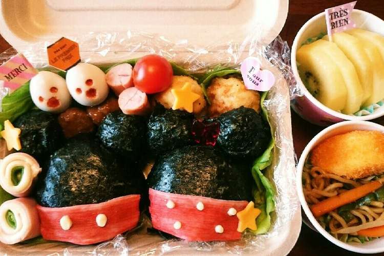 ミッキー ミニーのお弁当 レシピ 作り方 By Yu Ai クックパッド 簡単おいしいみんなのレシピが355万品