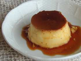 ほんのり甘いはちみつ焼きプリン