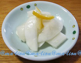 ゆず茶あまってませんか?お漬物に変身!