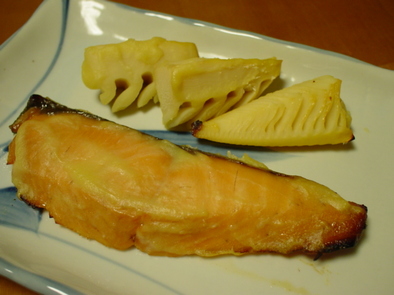 オーブンで♪鮭の西京漬け焼きの写真