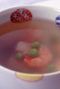 えびの中華風とろりスープ