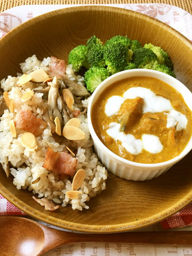 レンジで簡単♪南瓜のココナッツカレー