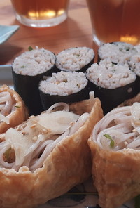 夏にピッタリ‼簡単清涼そば寿司