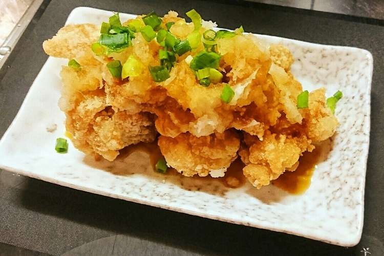 おろしぽん酢のからあげ 鶏もも肉 レシピ 作り方 By るぅママ117 クックパッド 簡単おいしいみんなのレシピが351万品