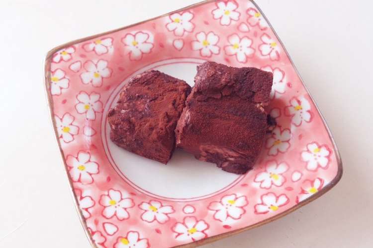 豆腐とココナッツオイルの本格生チョコ レシピ 作り方 By ティモクー料理 クックパッド