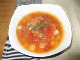 野菜いっぱい ミネストローネ