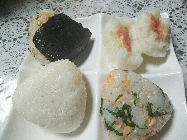★マヨご飯★昆布・鮭・明太子のお握り★