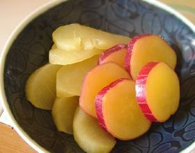 お鍋一つで簡単おやつ☆さつまいも林檎煮☆