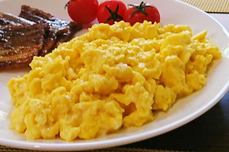 意外と簡単 ホテル風スクランブルエッグ レシピ 作り方 By ダボおぢ クックパッド