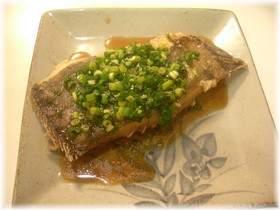 ♪揚げカレイのネギポン和え♪