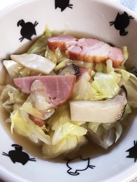 めんつゆで!ベーコン入り野菜の焼き浸し♪