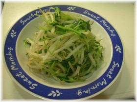 もやしと豆苗の兄弟炒め♪