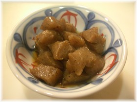 こんにゃくのめんつゆ煮♪
