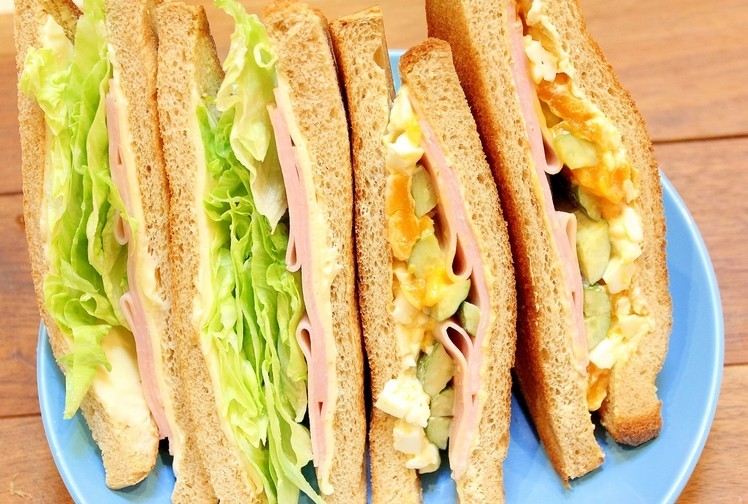 ホイップバターマヨが美味しいサンドイッチの画像