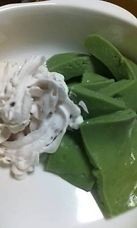 青汁抹茶のわらび餅