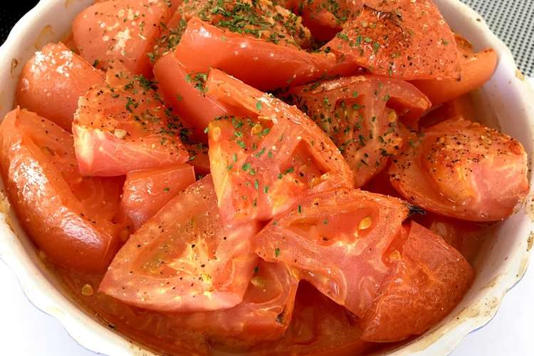 簡単 栄養満点 焼きトマト レシピ 作り方 By あーちゃん81 クックパッド