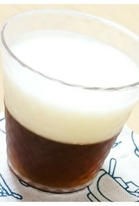 ちょっと大人の2層コーヒーゼリー