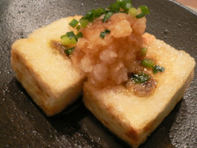 揚げだし豆腐☆隠れゆず胡椒