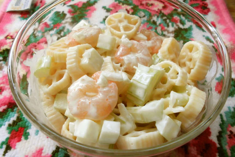 車輪型のパスタ ルオーテのさらだ レシピ 作り方 By 花時計咲いた クックパッド 簡単おいしいみんなのレシピが354万品