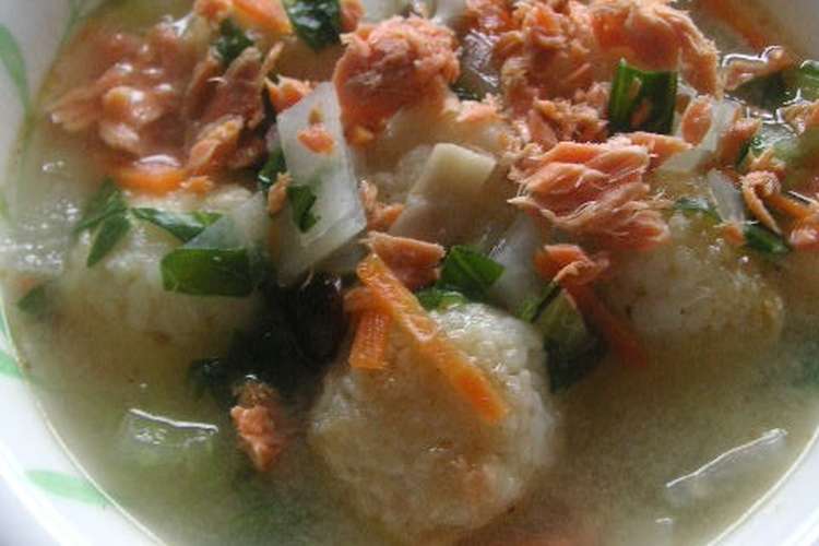 残りご飯で ライスチーズボール入り味噌汁 レシピ 作り方 By しほほ クックパッド 簡単おいしいみんなのレシピが351万品