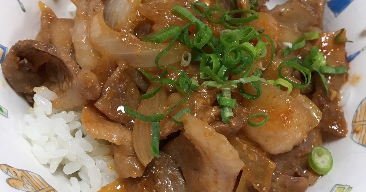 学食で人気☆妄想☆豚みそ焼肉丼 by まぁやん☆もりもり5 【クックパッド】 簡単おいしいみんなのレシピが355万品
