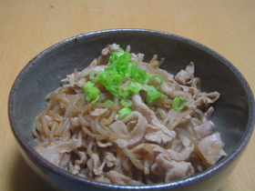 簡単♪糸こんと豚肉の炒もの