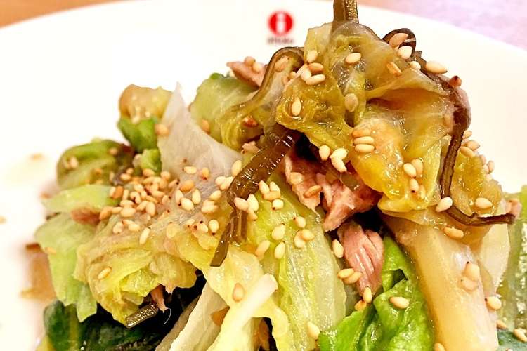 塩昆布とウェイパーで無限レタス レシピ 作り方 By Sanasōmama クックパッド