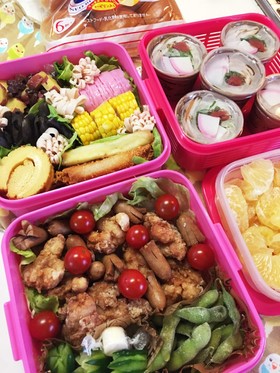 2017小学校運動会弁当☆覚書