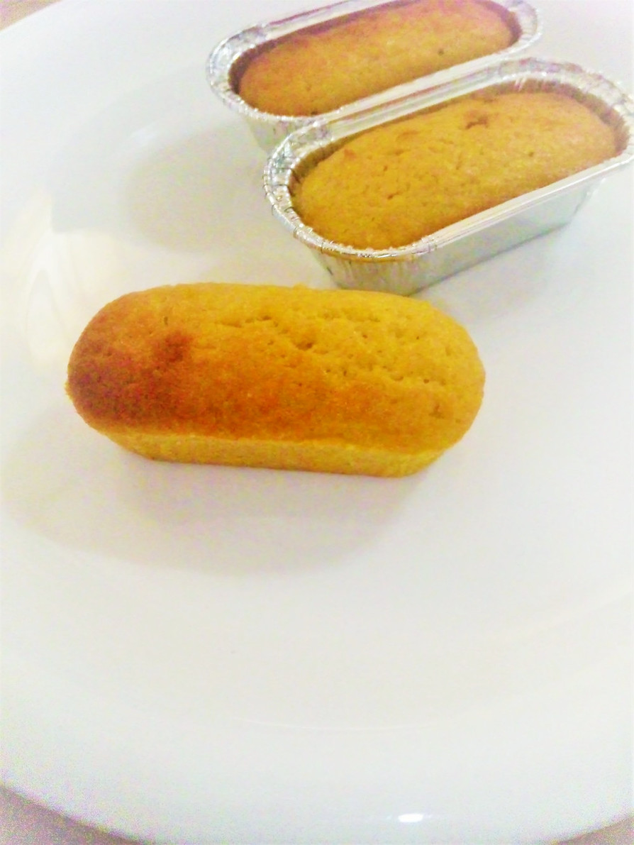 糖質制限フィナンシェ風ミニパウンドケーキの画像