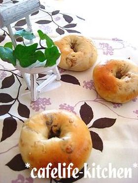 食物繊維たっぷり☆ミューズリーベーグル