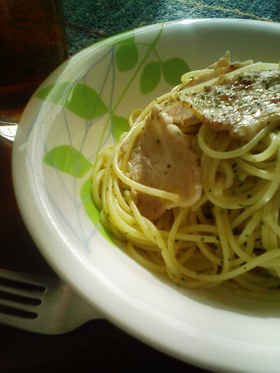 バジリコ豚バラパスタ