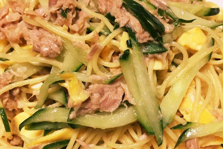 スパサラダ ツナの油は捨てません レシピ 作り方 By あきの クックパッド