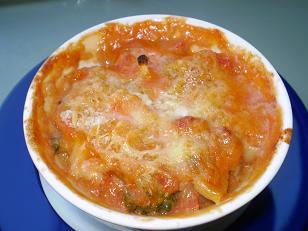 トマトクリームソースのグラタンの画像