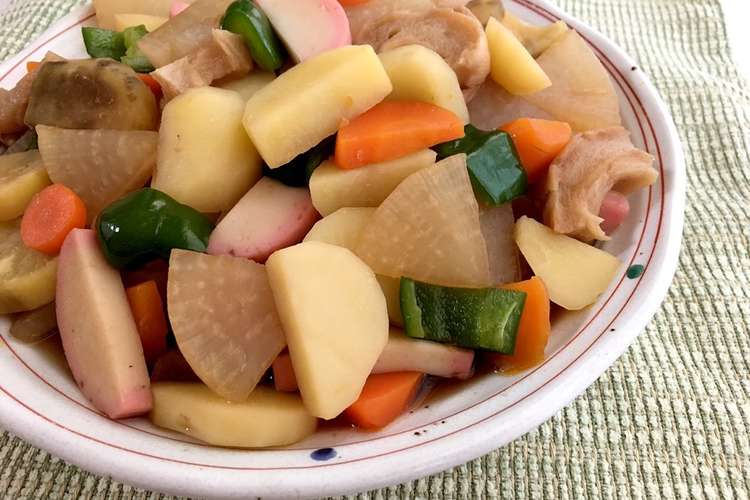 子供も大好き 麺つゆ使用で簡単お野菜煮物 レシピ 作り方 By ちょこまる子 クックパッド 簡単おいしいみんなのレシピが372万品