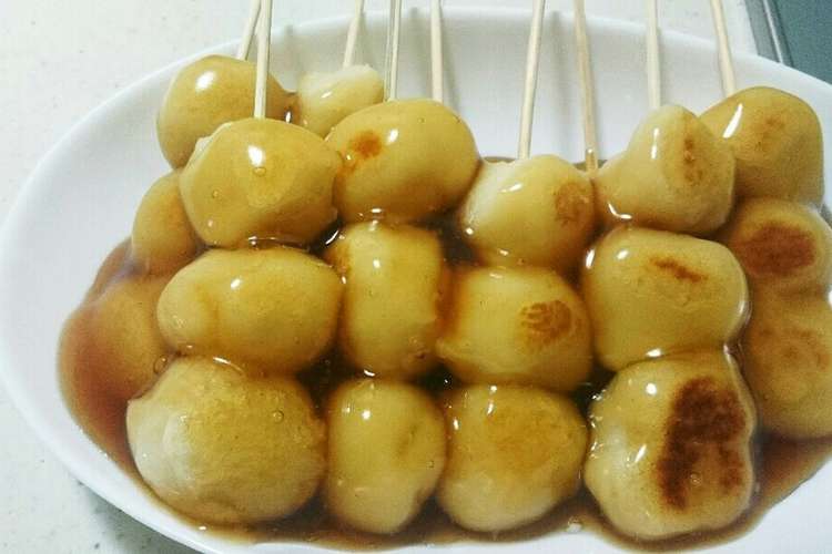 レンジでみたらし団子 レシピ 作り方 By Skybluemoo クックパッド 簡単おいしいみんなのレシピが355万品